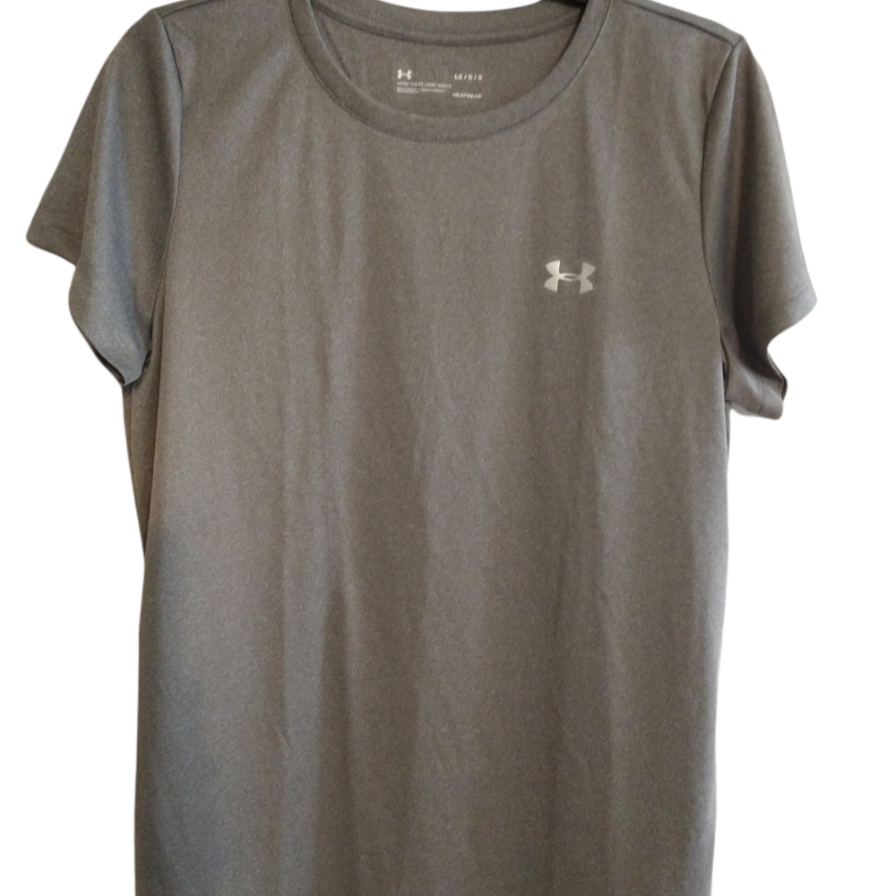 Under armour large  ladies gray top - Picture 3 of 6